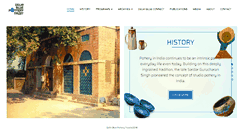 Desktop Screenshot of delhibluepotterytrust.com